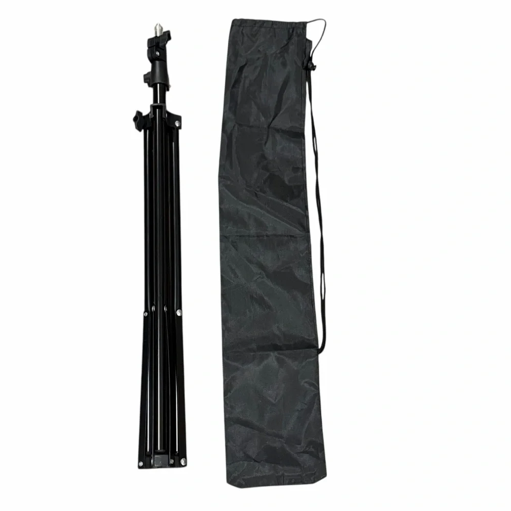 ITOTIN Heavy Duty Adjustable Spring Cushioned Metal Photography Tripod Stand